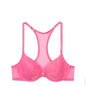 Victoria's Secret Pink Racerback Lace Bra